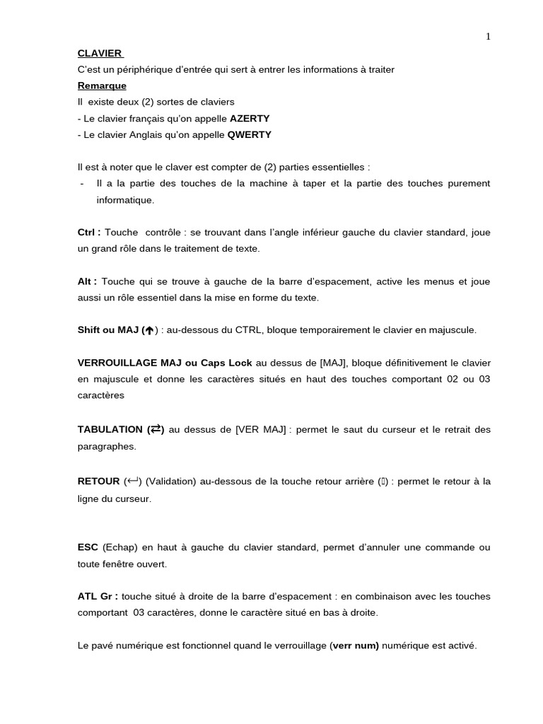 Le document informatique | PDF | Microsoft Word | Microsoft Excel