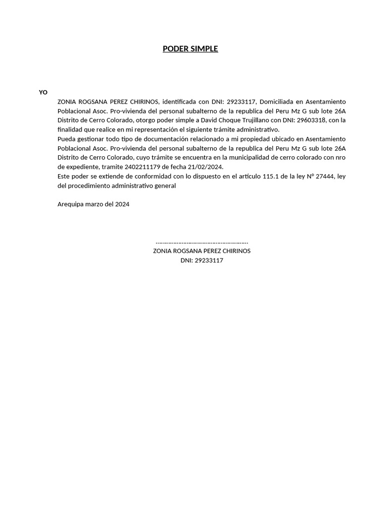 Poder Simple A David | PDF