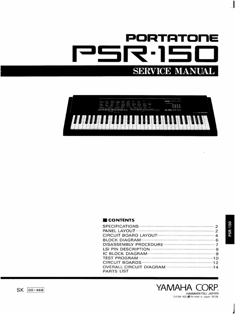 ゆ*ゆ様 【FF1372/16】YAMAHA 　キーボード　PSR-150　動作 Yamaha PSR 150 - YouTube