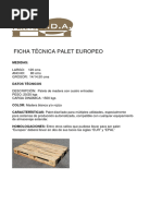 Medidas y Especificaciones de Tarima CHEP | PDF | Naturaleza