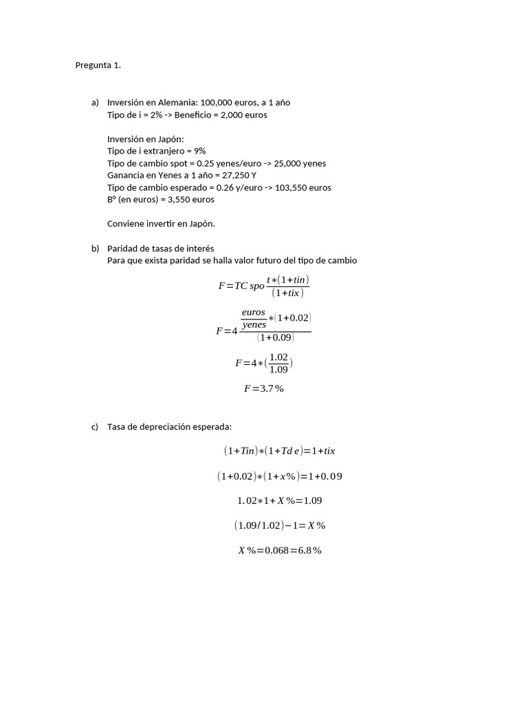 Finanzas Internacionales | PDF | Tipo de cambio | Sector privado