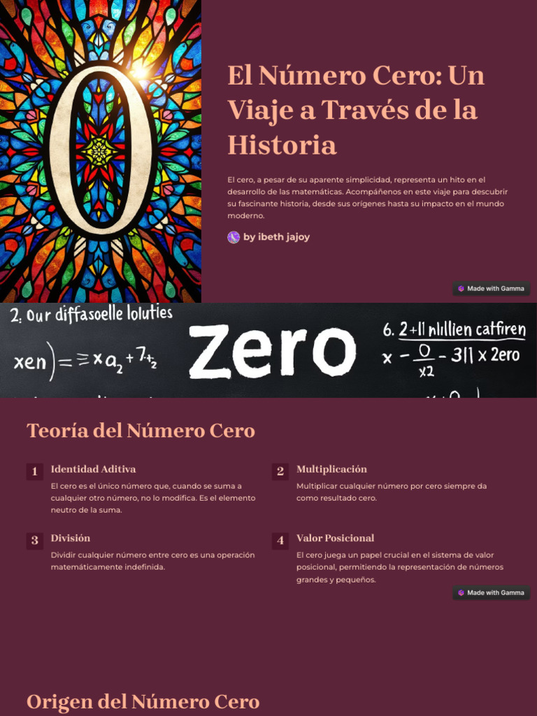 El Numero Cero Un Viaje A Traves de La Historia | PDF | Números ...