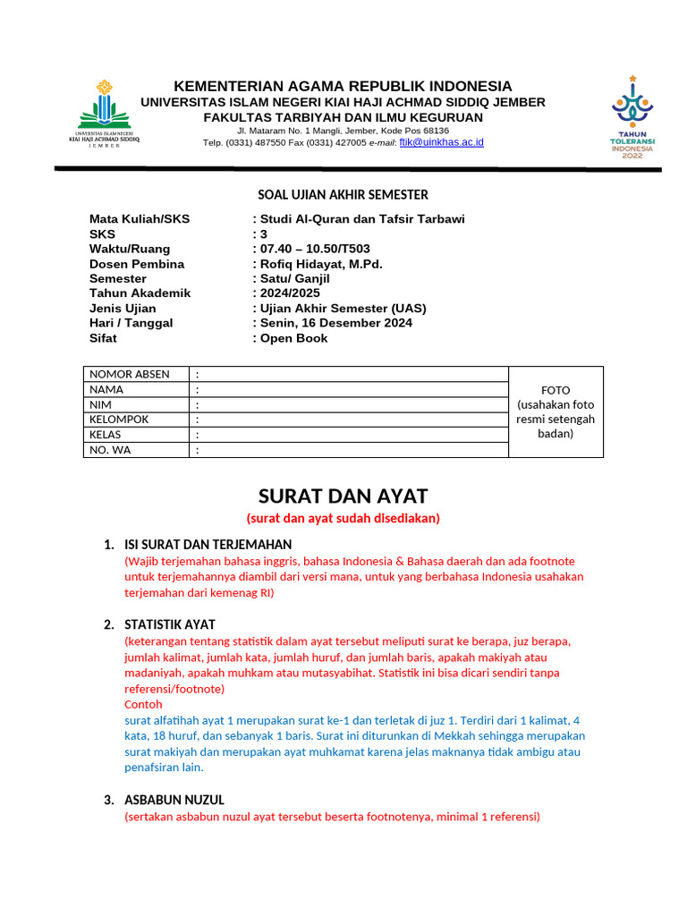 Uas SQTT P. Rofiq C2 2024 | PDF