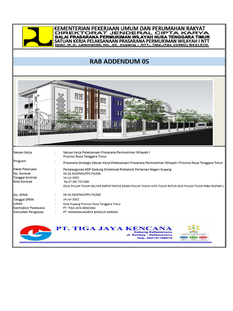 Rab Addendum 5 - MC 100 | PDF