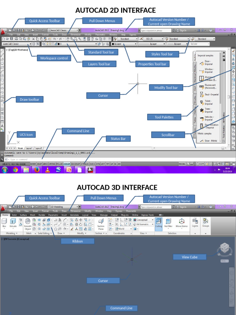 Autocad Slide Advanced | PDF | Cursor (User Interface) | Graphical User ...