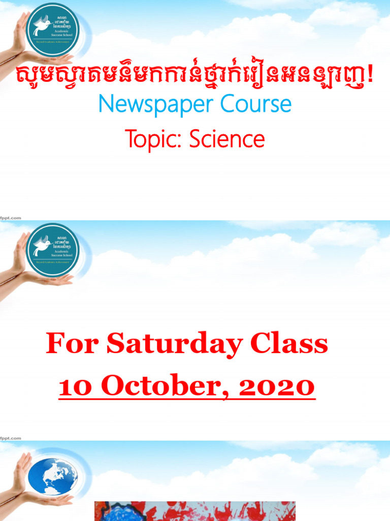 Week 13-Newspaper Course - Science | PDF | Nobel Prize