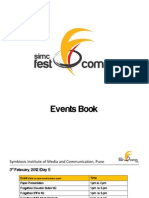 Events Book: SIMC Fest O'Comm 2012