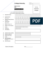 Convocation 2012 Registration Form