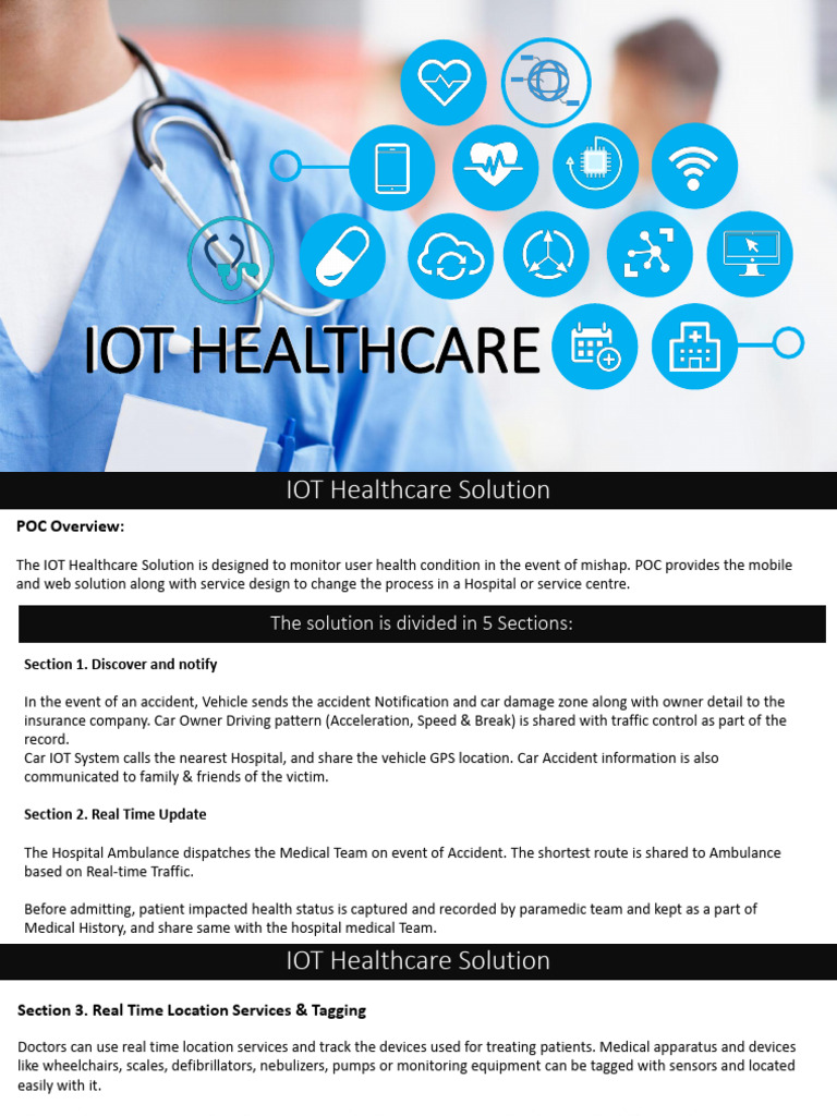 Iot Healthcare Pdf Internet Of Things Health Care