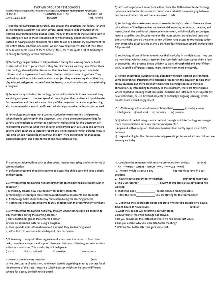 Technology in Modern Classrooms | PDF | Classroom | Teachers