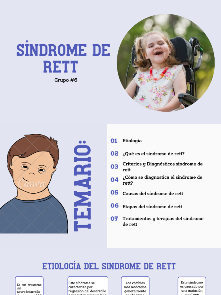 Síndrome de Rett: Diagnóstico y Tratamientos | PDF | Enfermedades y ...