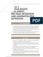 Human Rights and Arrest, Pre-Trial Detention and Administrative Detention