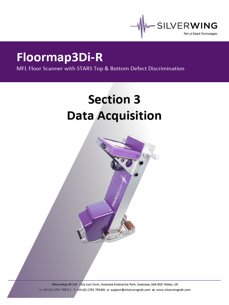 Floormap3Di-R Manual Section 3 Data Acquisition | PDF | Image Scanner ...