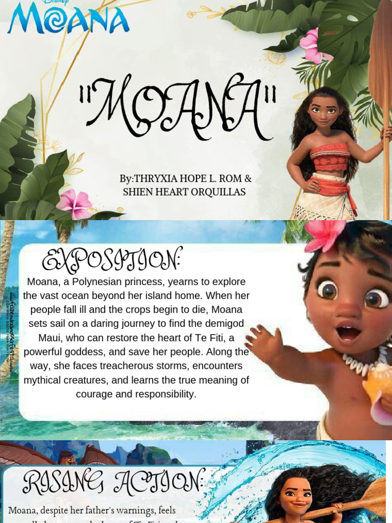Moana: A Journey of Courage and Adventure | PDF