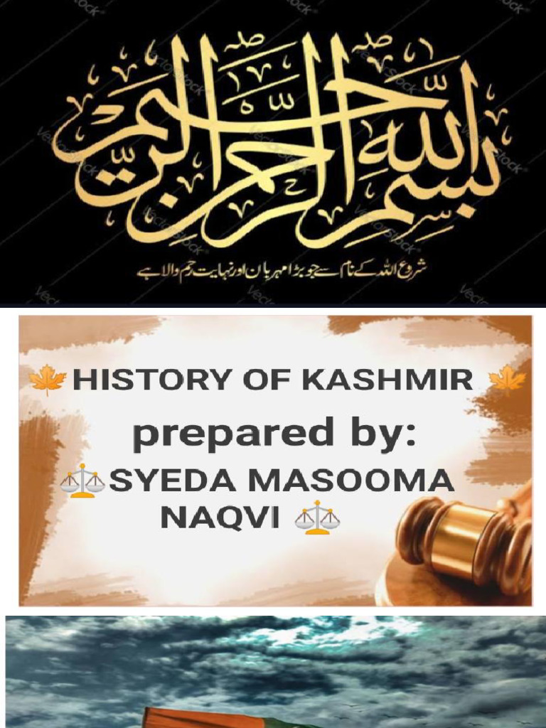 History Of Kashmir 1 Pdf Kashmir