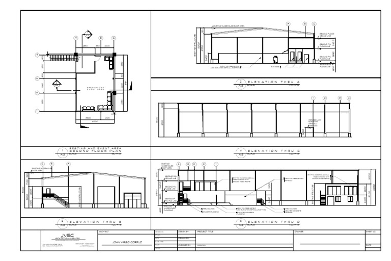 Badminton Court Design Blueprint | PDF | Building Materials ...