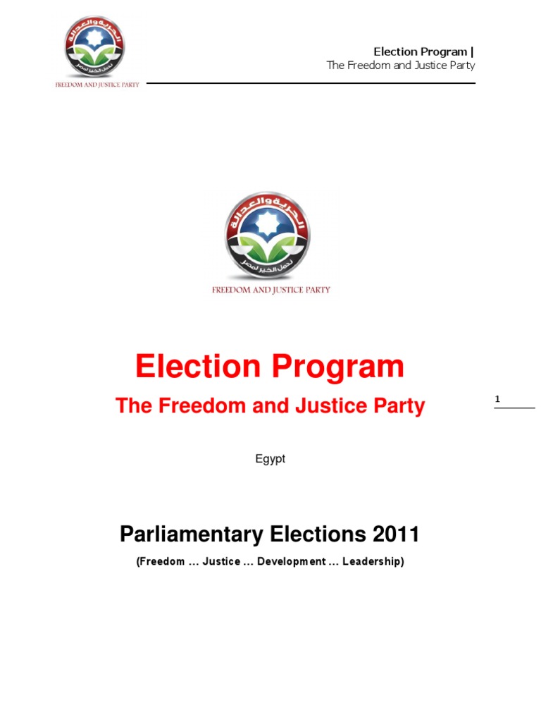 FJP Election Programs | PDF | Judiciaries | Sharia