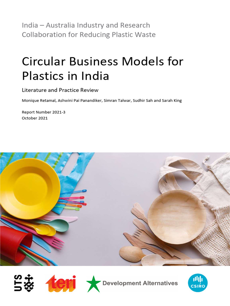 Circular Business Models For Plastics in India Final 2021 1 | PDF ...