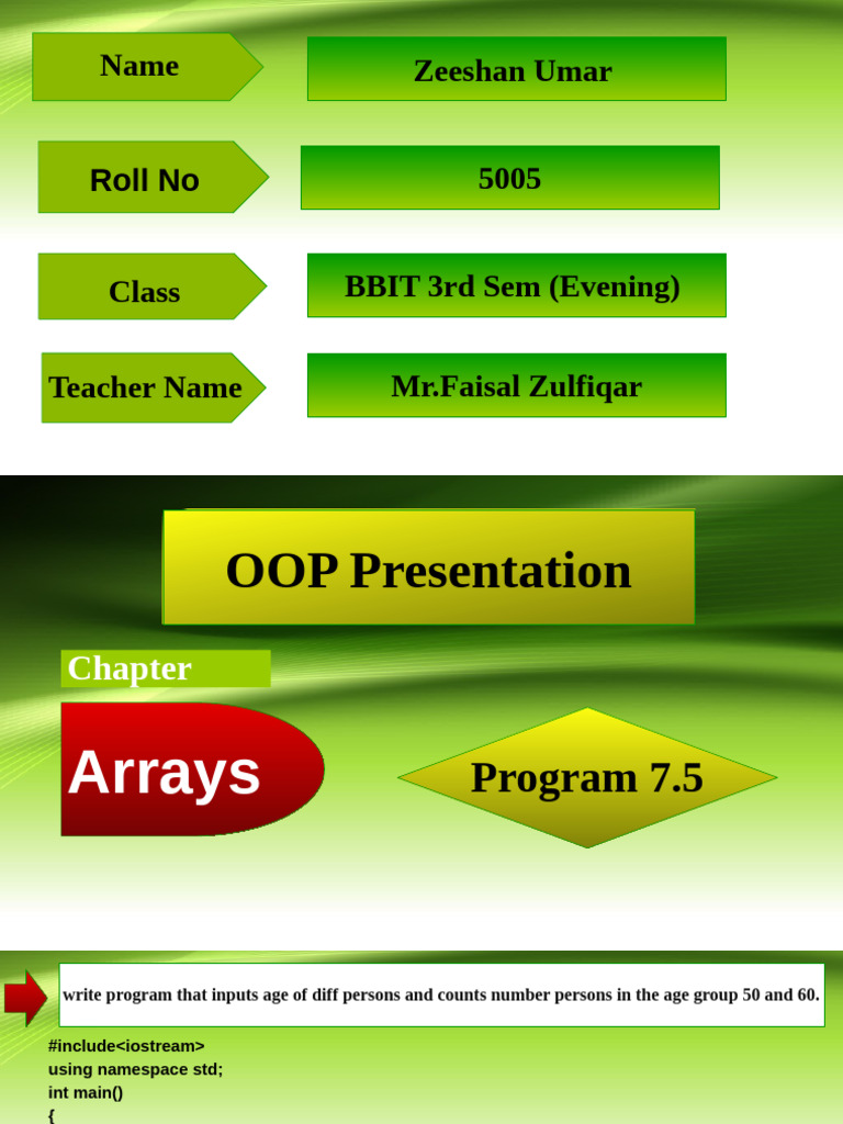 C++ Program to Count Age Groups | PDF