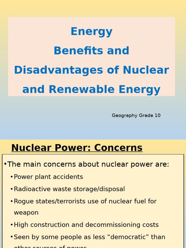 Energy 2 | PDF | Nuclear Power | Wind Power