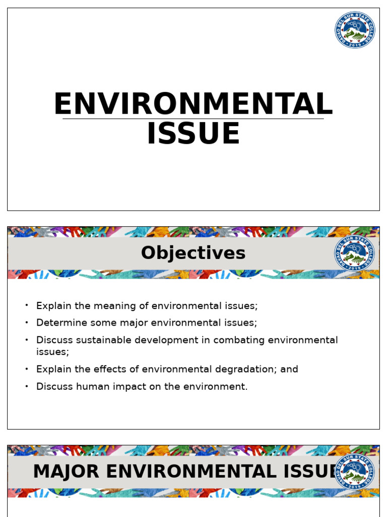 12 Environmental Issue | PDF | Climate Change | Natural Environment