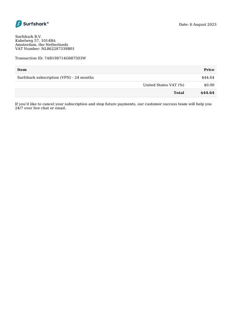 Receipt | PDF