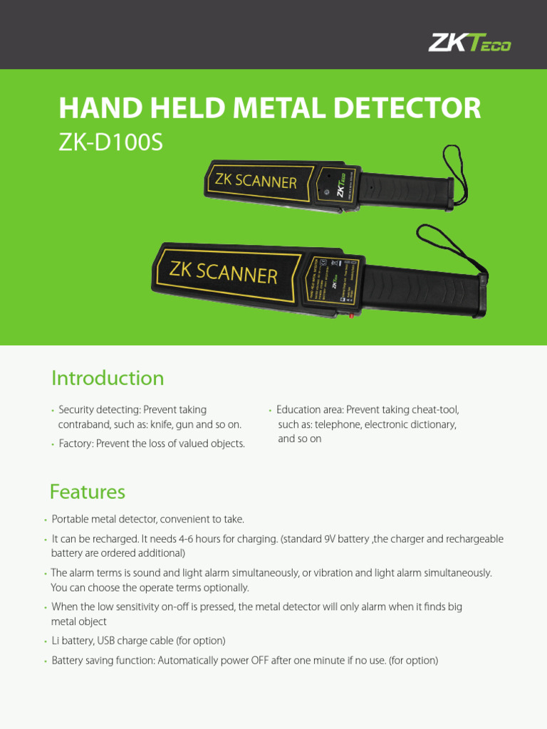 ZK D100S | PDF