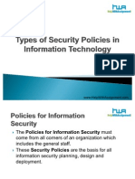 Types of Security Policies in Information Technology