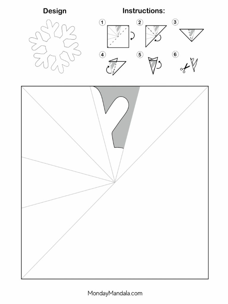 Paper-Snowflake-Template-Cute-Pattern | PDF