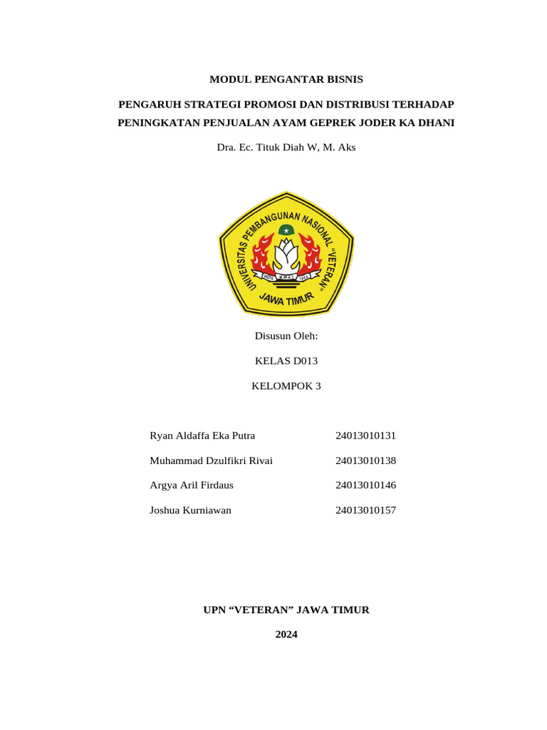 Modul joder fiks poll | PDF