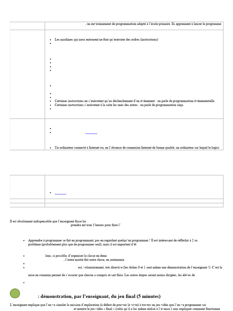 Découverte de Scratch en Cycle 3 | PDF | Programme informatique ...