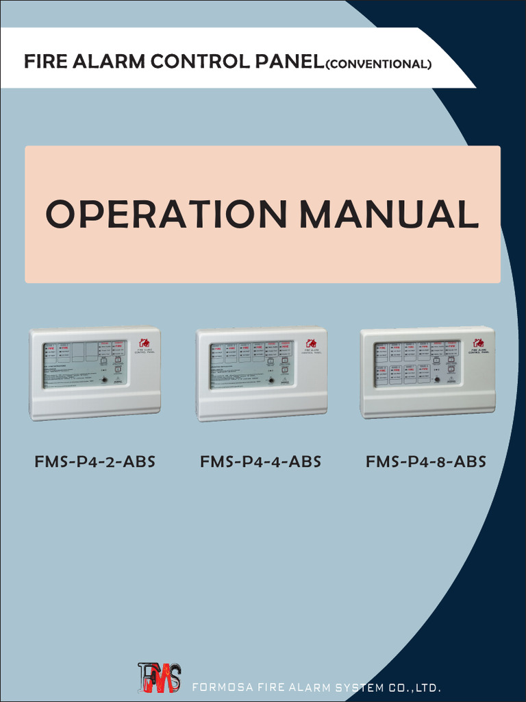 Operation Manual: Fire Alarm Control Panel | PDF