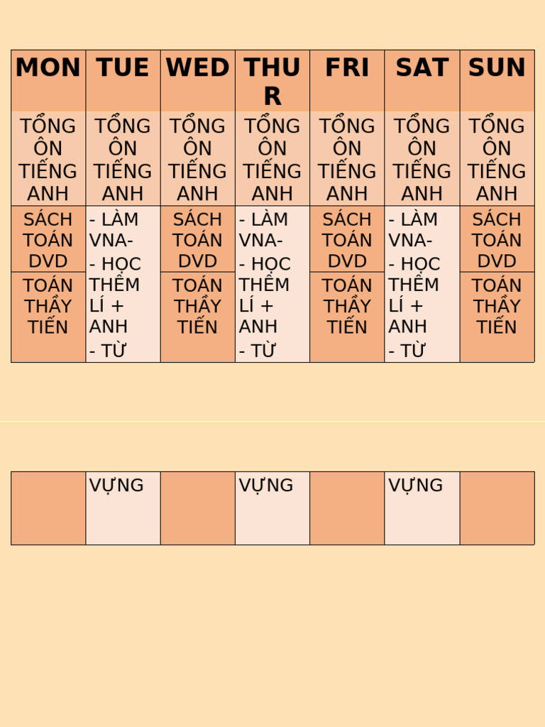 Mon Tue Wed Thu R Fri Sat Sun | PDF