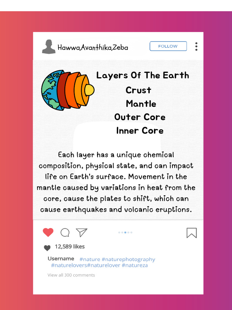 Layers Of The Earth | PDF