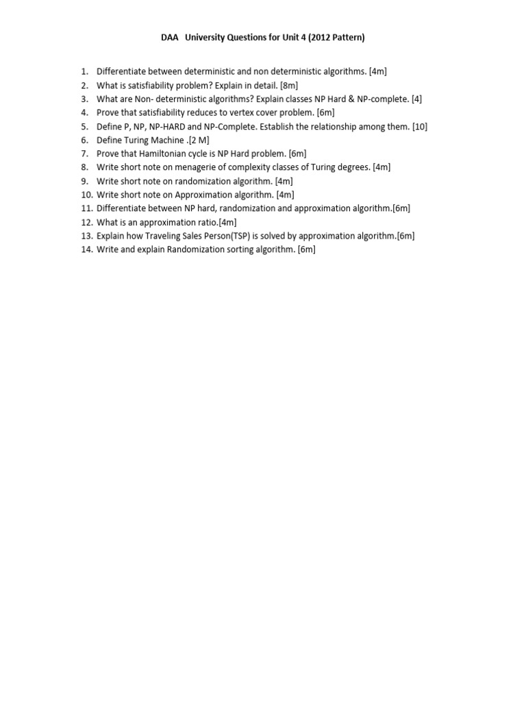 Daa Unit-4 | PDF