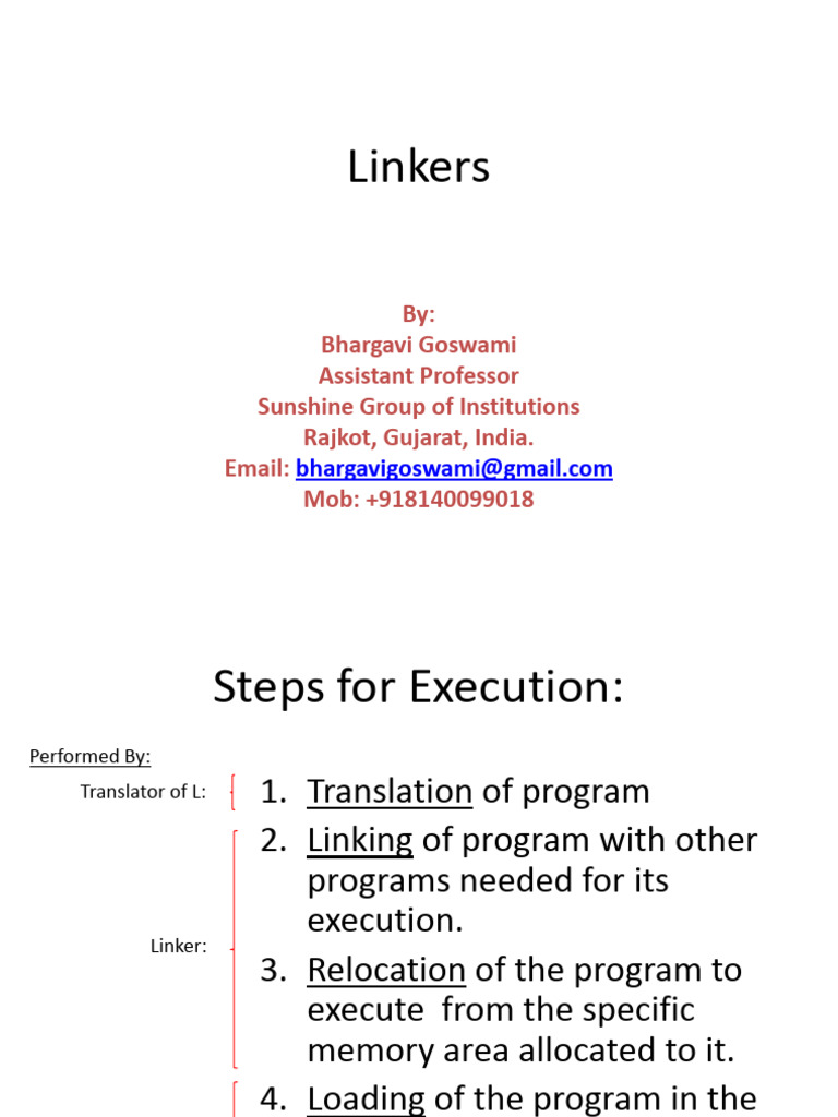 Understanding Linkers and Relocation | PDF | Computer Program | Programming