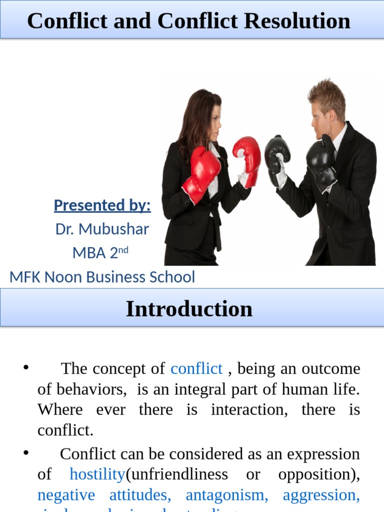 Conflictresolution 130913120253 Phpapp02 | PDF | Conflict Resolution ...