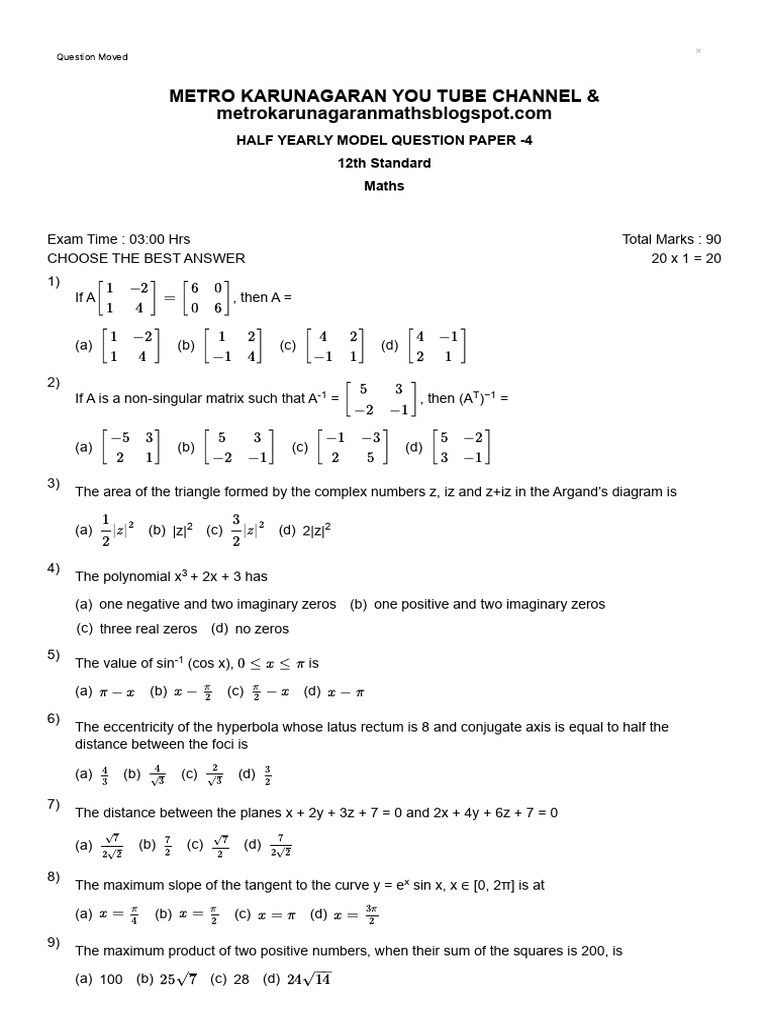 Half Model 4 | PDF | Mathematical Objects | Mathematical Analysis