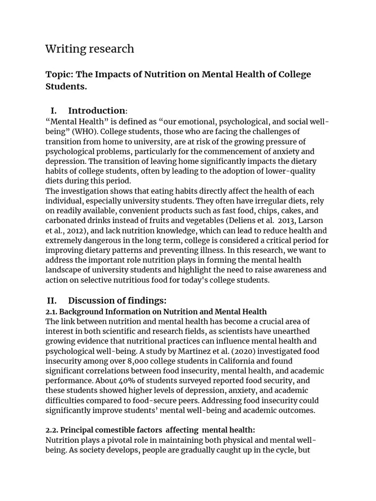 the-impacts-of-nutrition-on-the-mental-health-of-college-students