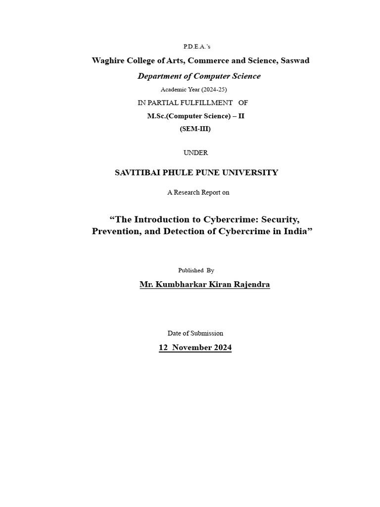 MCS Research Report | PDF
