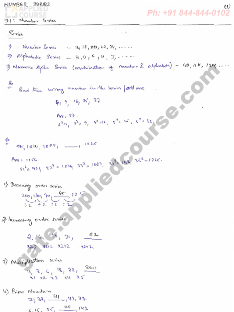 Informations de contact GATE Applied Course | PDF