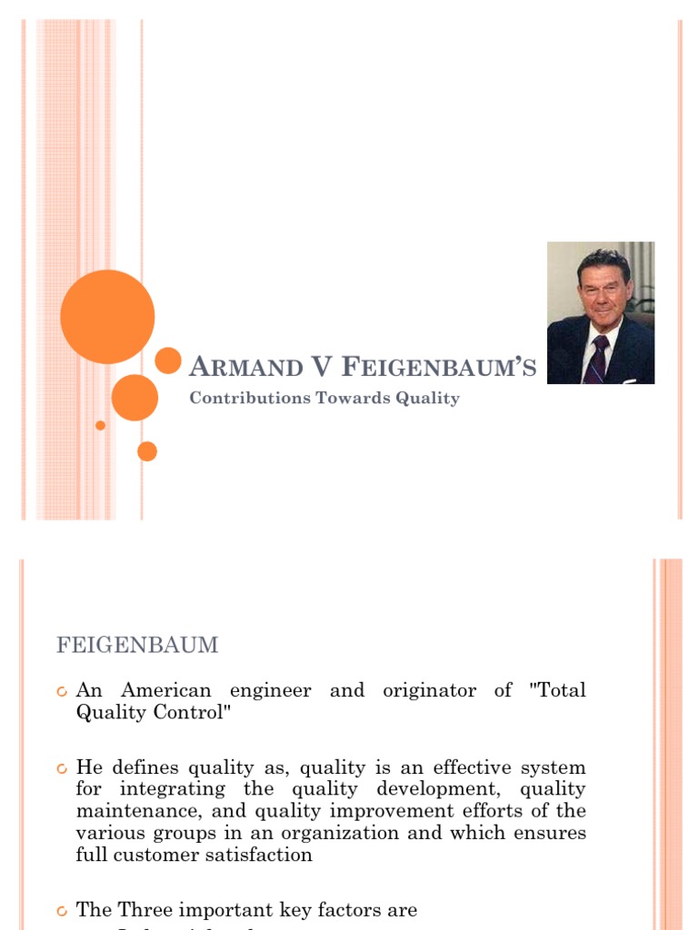 Feigenbaum's Impact on Quality Management | PDF | Business | Finance ...