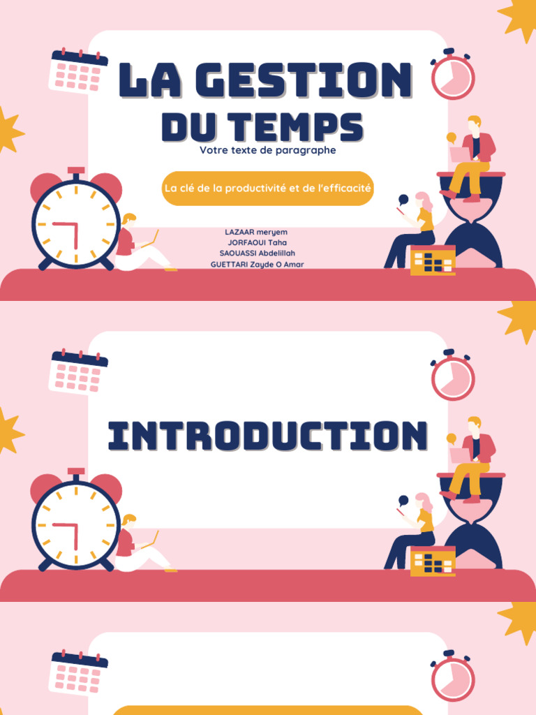 Gestion du Temps : Clés de Productivité | PDF | Gestion du temps ...