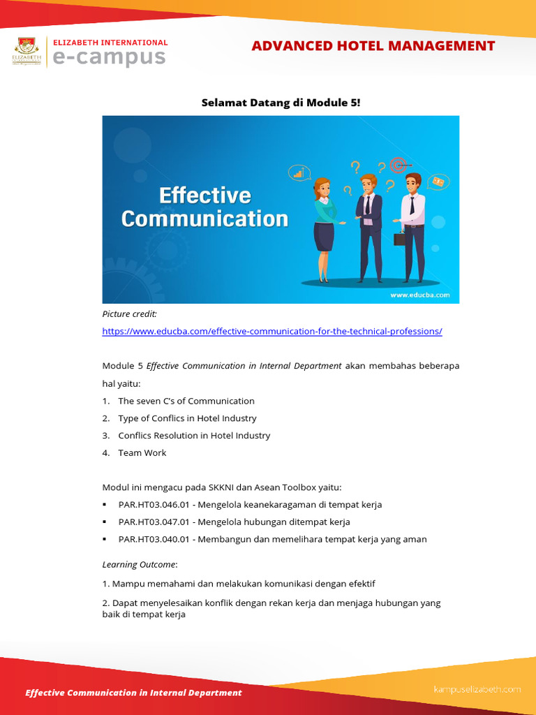 e-Campus-AHM-Module+5+-+Effective+Communication+in+Internal+Department ...