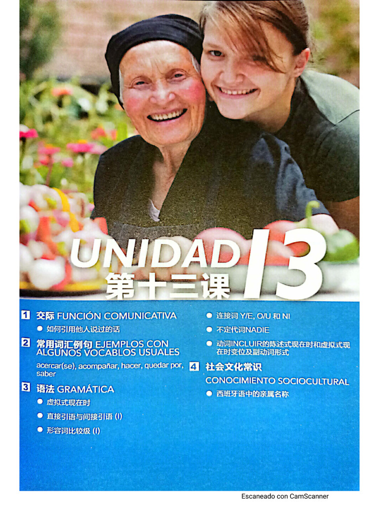 Libro de Español - Unidad 13 | PDF
