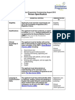 Person Specification FP2012 FINAL 150211