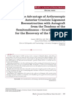 The Advantage of Arthroscopic ACL Reconstruction With...