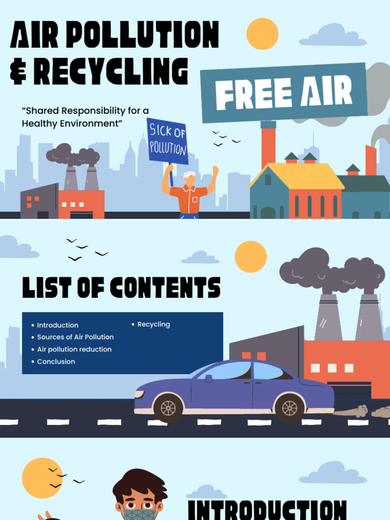 Air pollution & rECYCLING | PDF | Recycling | Air Pollution
