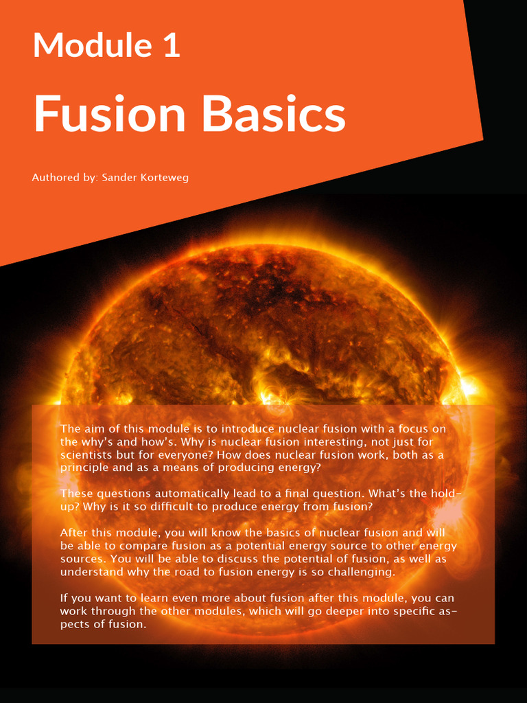 Understanding Nuclear Fusion Basics | PDF | Nuclear Fusion | Proton