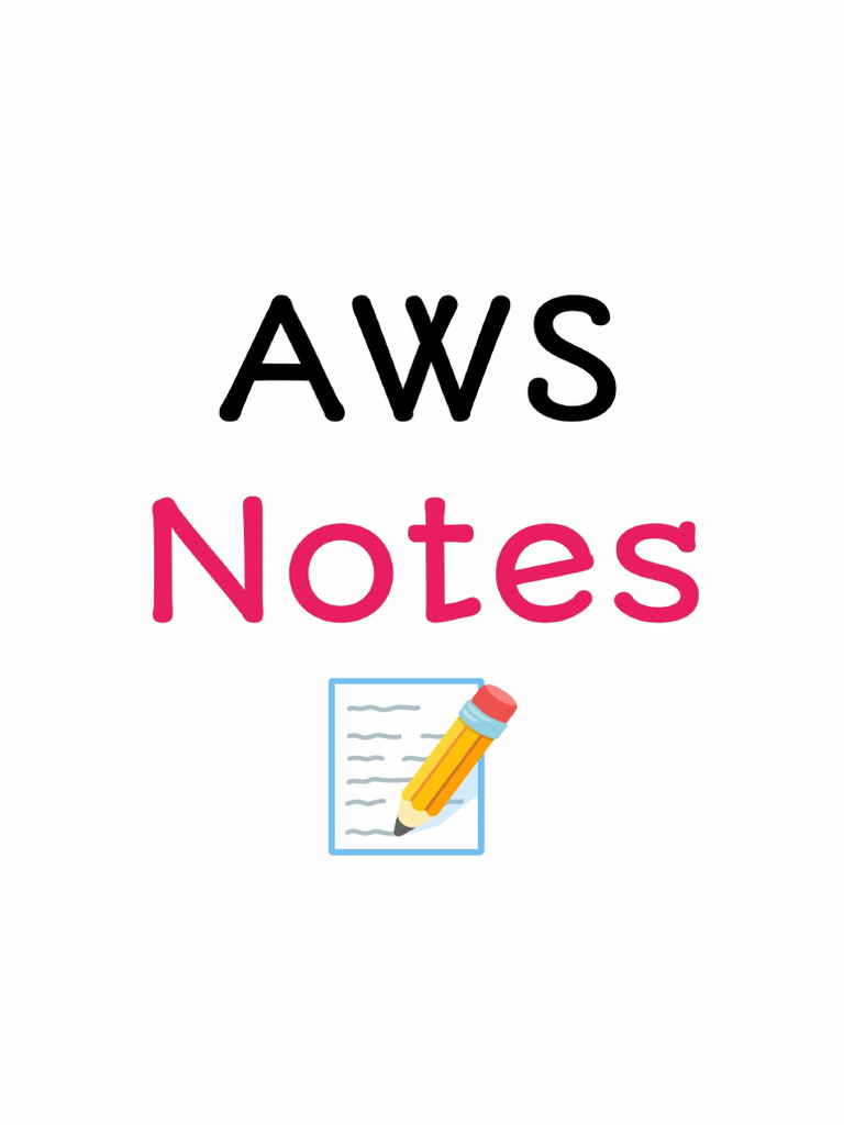 AWS Short Notes ? | PDF